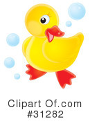 Rubber Ducky Clipart #31282 by Alex Bannykh