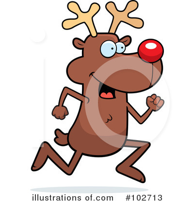 Reindeer Clipart #102713 by Cory Thoman