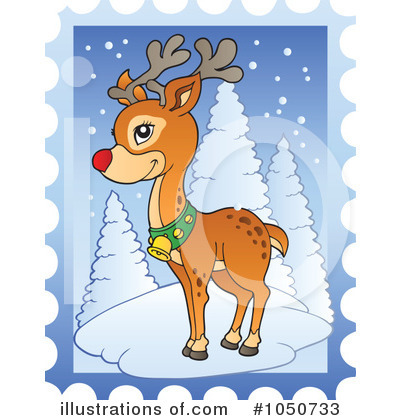 Royalty-Free (RF) Rudolph Clipart Illustration by visekart - Stock Sample #1050733