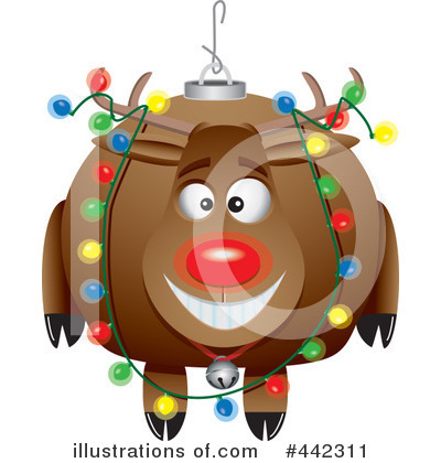 Royalty-Free (RF) Rudolph Clipart Illustration by toonaday - Stock Sample #442311