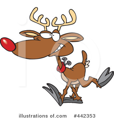 Rudolph Clipart #442353 by toonaday