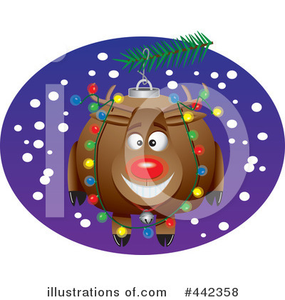Royalty-Free (RF) Rudolph Clipart Illustration by toonaday - Stock Sample #442358