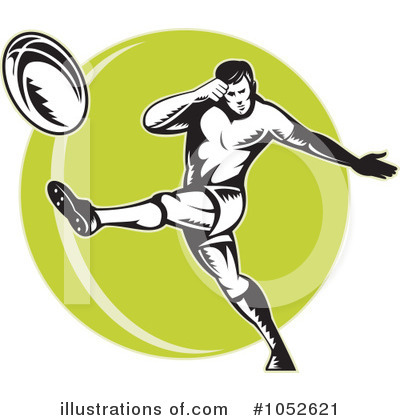 Royalty-Free (RF) Rugby Clipart Illustration by patrimonio - Stock Sample #1052621