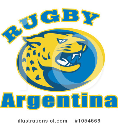 Royalty-Free (RF) Rugby Clipart Illustration by patrimonio - Stock Sample #1054666