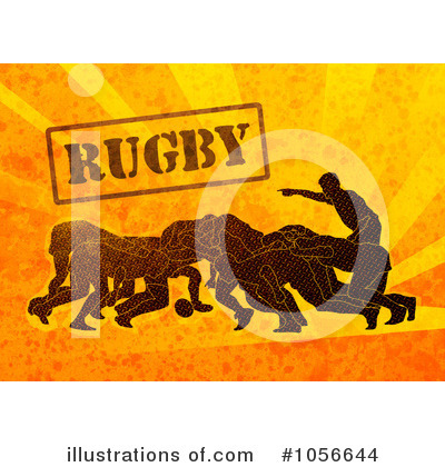 Royalty-Free (RF) Rugby Clipart Illustration by patrimonio - Stock Sample #1056644
