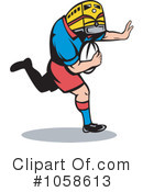 Rugby Clipart #1058613 by patrimonio