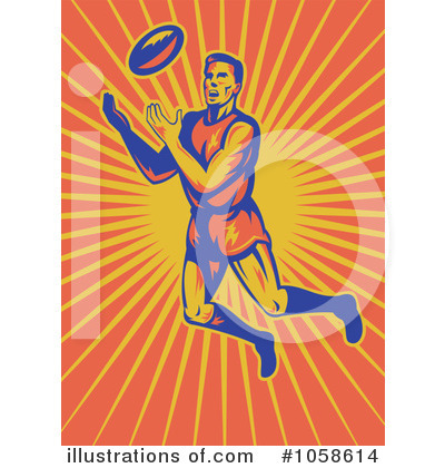 Royalty-Free (RF) Rugby Clipart Illustration by patrimonio - Stock Sample #1058614