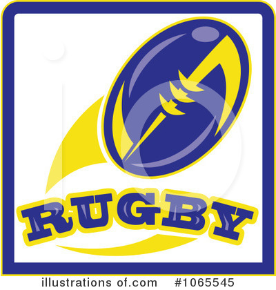 Royalty-Free (RF) Rugby Clipart Illustration by patrimonio - Stock Sample #1065545