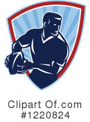 Rugby Clipart #1220824 by patrimonio