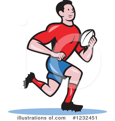 Rugby Clipart #1232451 by patrimonio