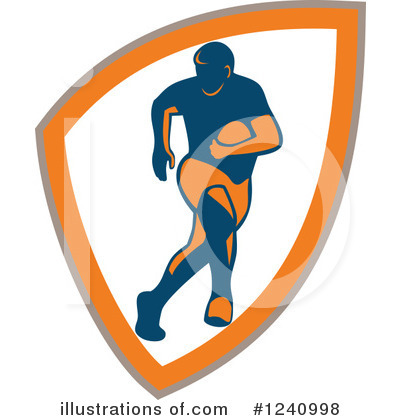 Royalty-Free (RF) Rugby Clipart Illustration by patrimonio - Stock Sample #1240998
