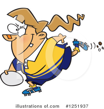 Rugby Clipart #1251937 by toonaday