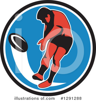 Royalty-Free (RF) Rugby Clipart Illustration by patrimonio - Stock Sample #1291288