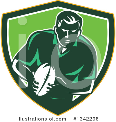 Rugby Clipart #1342298 by patrimonio