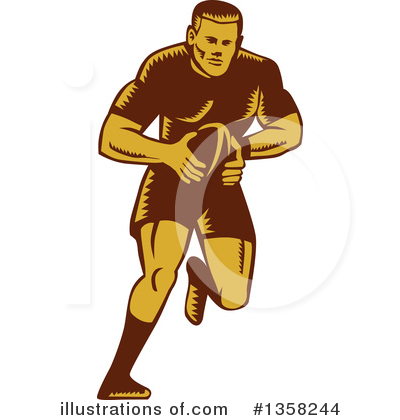 Royalty-Free (RF) Rugby Clipart Illustration by patrimonio - Stock Sample #1358244