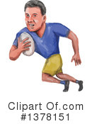 Rugby Clipart #1378151 by patrimonio
