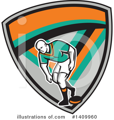 Royalty-Free (RF) Rugby Clipart Illustration by patrimonio - Stock Sample #1409960