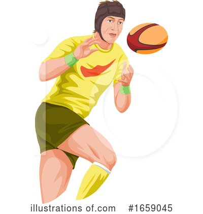 Rugby Clipart #1659045 by Morphart Creations