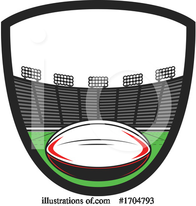 Rugby Clipart #1704793 by Vector Tradition SM