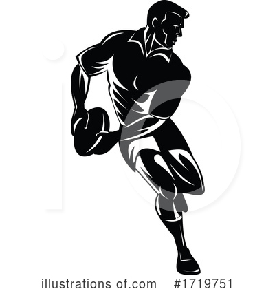 Royalty-Free (RF) Rugby Clipart Illustration by patrimonio - Stock Sample #1719751