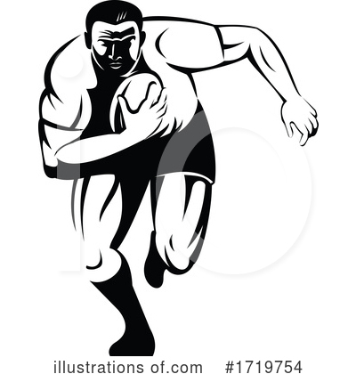 Royalty-Free (RF) Rugby Clipart Illustration by patrimonio - Stock Sample #1719754