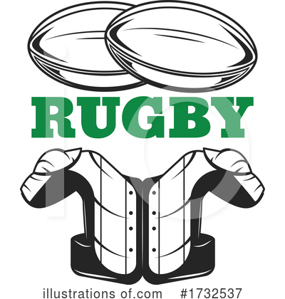 Rugby Clipart #1732537 by Vector Tradition SM