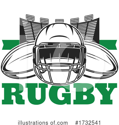 Rugby Clipart #1732541 by Vector Tradition SM