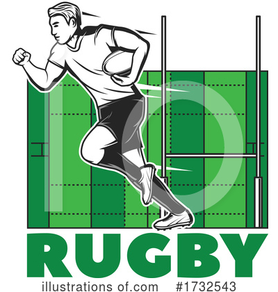 Royalty-Free (RF) Rugby Clipart Illustration by Vector Tradition SM - Stock Sample #1732543