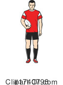 Rugby Clipart #1740798 by Vector Tradition SM