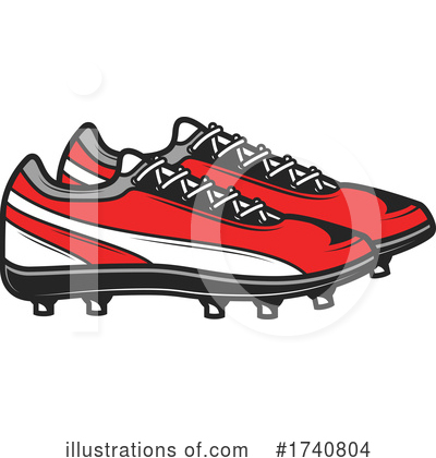 Cleats Clipart #1740804 by Vector Tradition SM