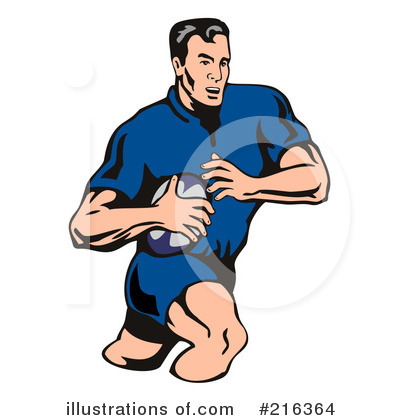 Royalty-Free (RF) Rugby Clipart Illustration by patrimonio - Stock Sample #216364
