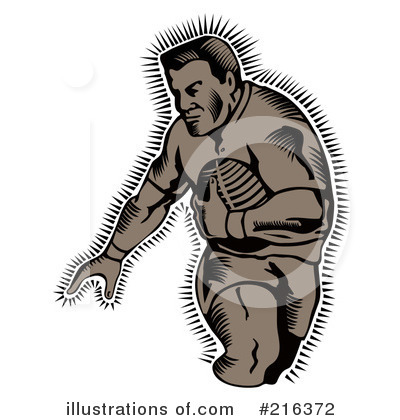 Royalty-Free (RF) Rugby Clipart Illustration by patrimonio - Stock Sample #216372