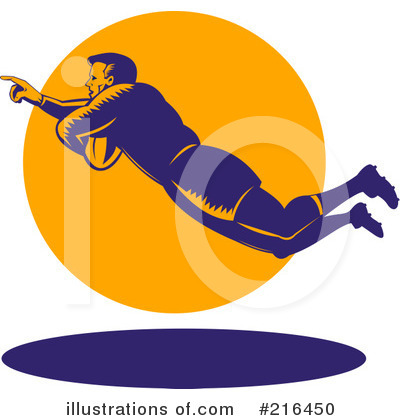 Royalty-Free (RF) Rugby Clipart Illustration by patrimonio - Stock Sample #216450
