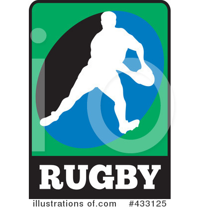 Royalty-Free (RF) Rugby Clipart Illustration by patrimonio - Stock Sample #433125