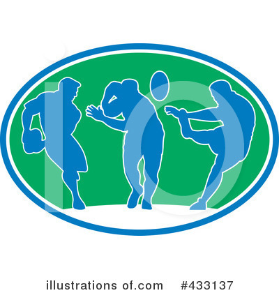 Royalty-Free (RF) Rugby Clipart Illustration by patrimonio - Stock Sample #433137