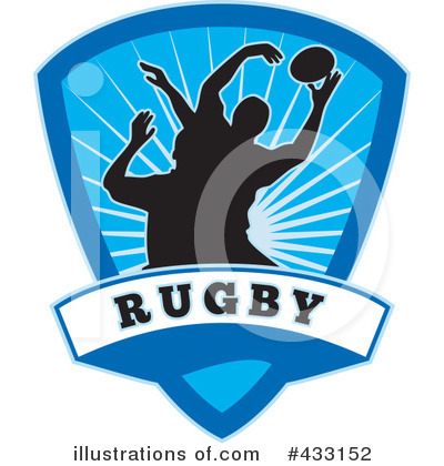 Royalty-Free (RF) Rugby Clipart Illustration by patrimonio - Stock Sample #433152