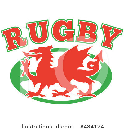 Royalty-Free (RF) Rugby Clipart Illustration by patrimonio - Stock Sample #434124
