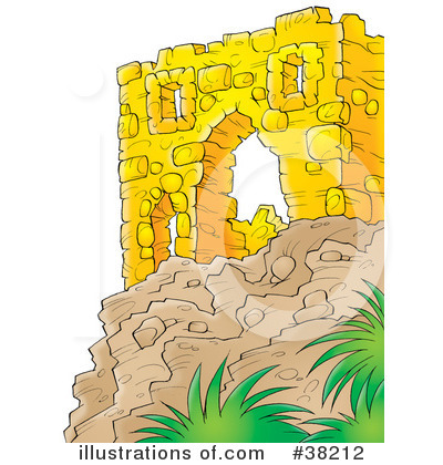 Royalty-Free (RF) Ruins Clipart Illustration by Alex Bannykh - Stock Sample #38212