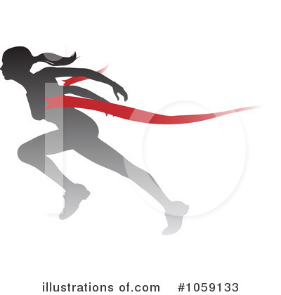 Royalty-Free (RF) Runner Clipart Illustration by AtStockIllustration - Stock Sample #1059133