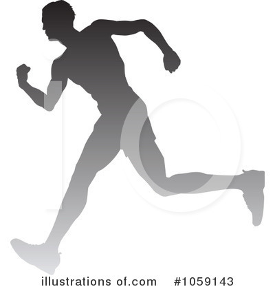 Royalty-Free (RF) Runner Clipart Illustration by AtStockIllustration - Stock Sample #1059143