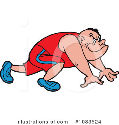 Runner Clipart #1083524 by LaffToon