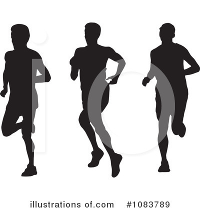 Royalty-Free (RF) Runner Clipart Illustration by patrimonio - Stock Sample #1083789