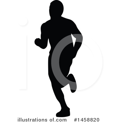 Royalty-Free (RF) Runner Clipart Illustration by patrimonio - Stock Sample #1458820