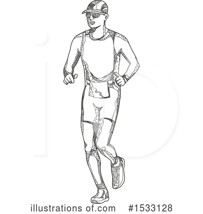 Royalty-Free (RF) Runner Clipart Illustration by patrimonio - Stock Sample #1533128