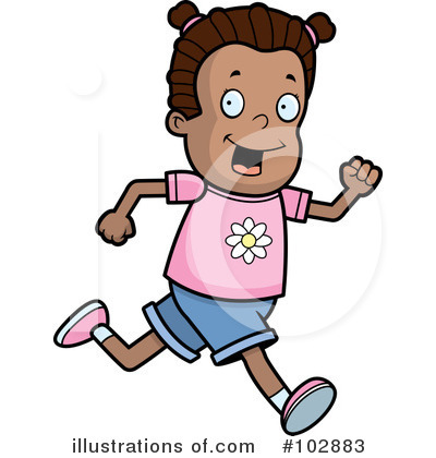 Royalty-Free (RF) Running Clipart Illustration by Cory Thoman - Stock Sample #102883