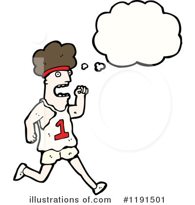 Royalty-Free (RF) Running Clipart Illustration by lineartestpilot - Stock Sample #1191501