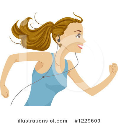 Jogging Clipart #1229609 by BNP Design Studio