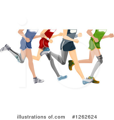 Royalty-Free (RF) Running Clipart Illustration by BNP Design Studio - Stock Sample #1262624