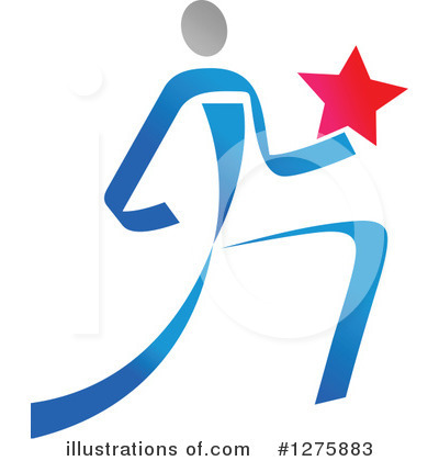 Running Clipart #1275883 by Vector Tradition SM