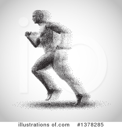 Royalty-Free (RF) Running Clipart Illustration by KJ Pargeter - Stock Sample #1378285